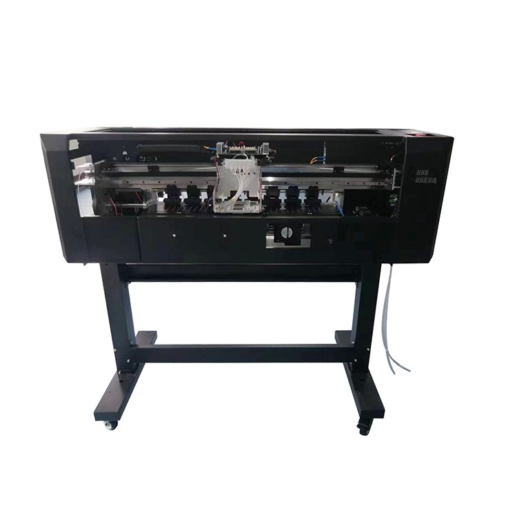 Dual Head xp600 i3200 Heat Transfer T-Shirt Printing Machine 60 cm A1 60cm DTF Printer With Powder Shaking Machine And Dryer