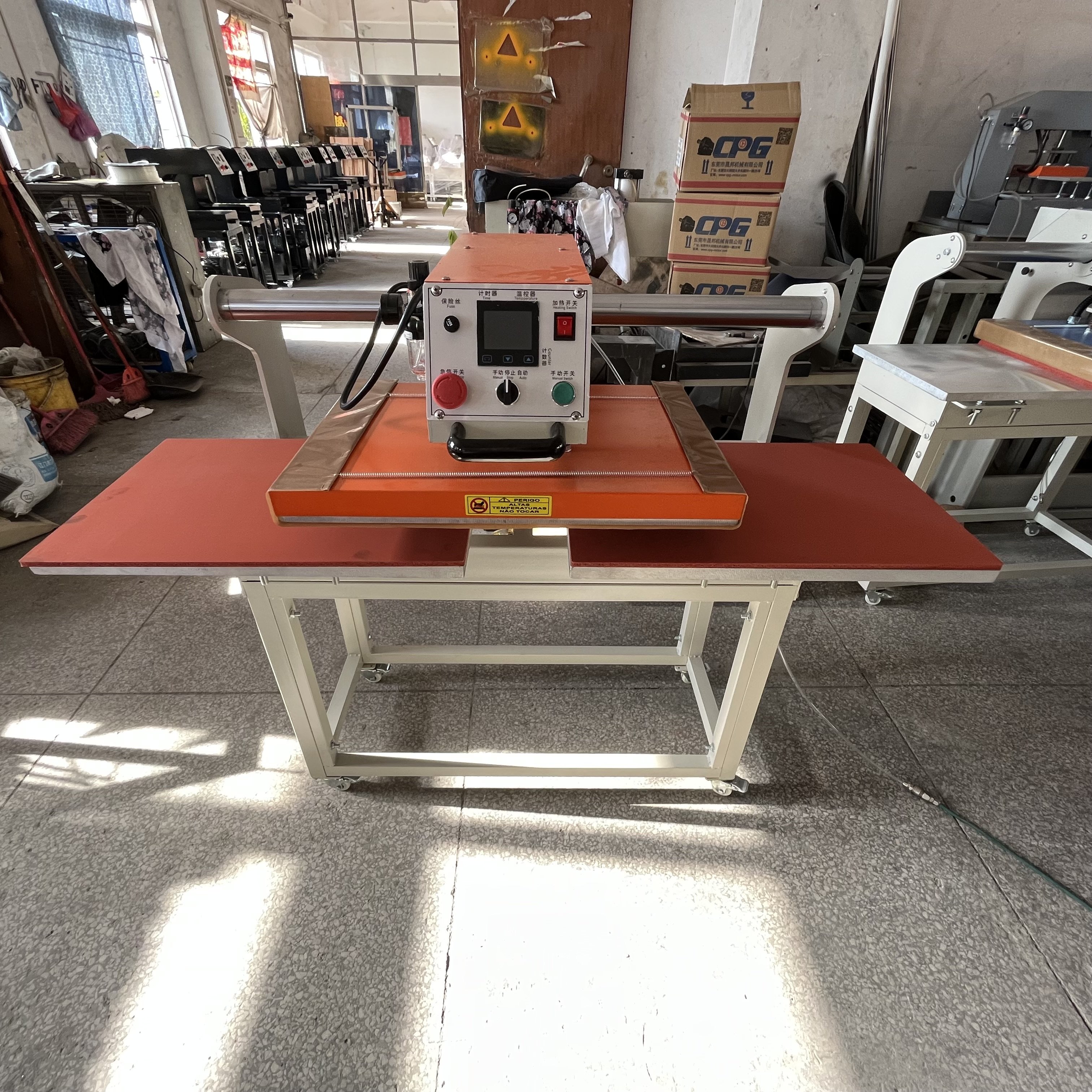 Intelligent Big Size Pneumatic Dual Worktable Heat Press Transfer Machine Heat Press Machine