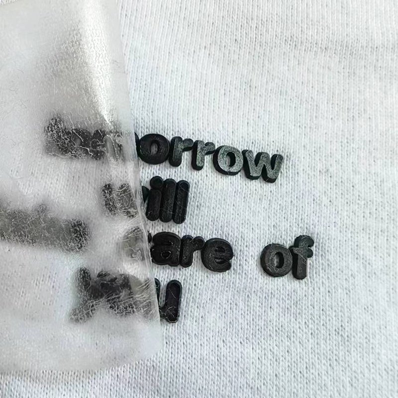 Factory Wholesale Silicone Label Tpu Sticker Brush for Transfer Silicon Care Garment Heat Press Embossed Logo 3d Logo Printed