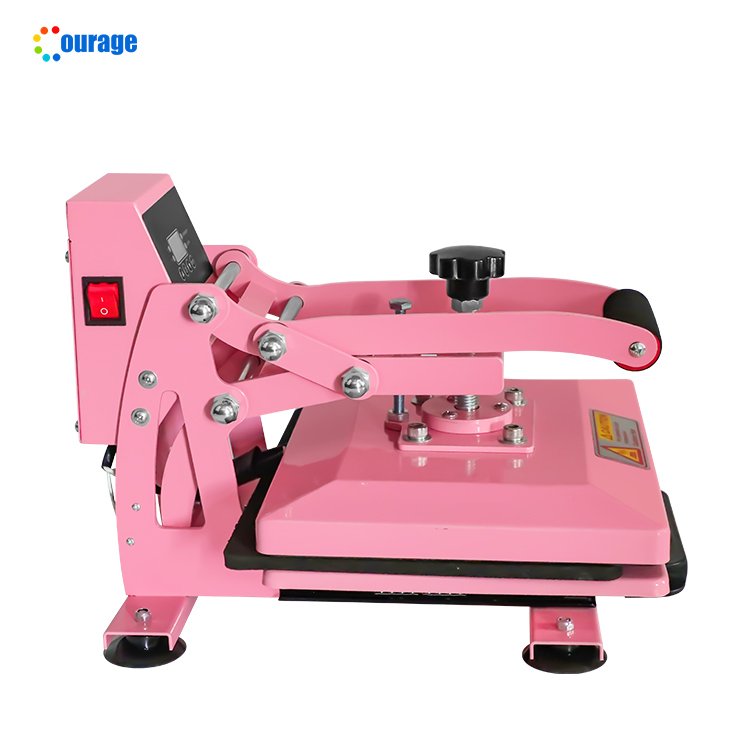 New 23*30cm Portable Small Heat Press for T-Shirt Logo Labels Transfer Printing Machine with LED Display