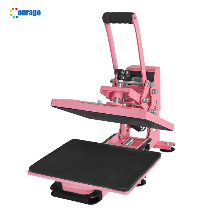 New 23*30cm Portable Small Heat Press for T-Shirt Logo Labels Transfer Printing Machine with LED Display