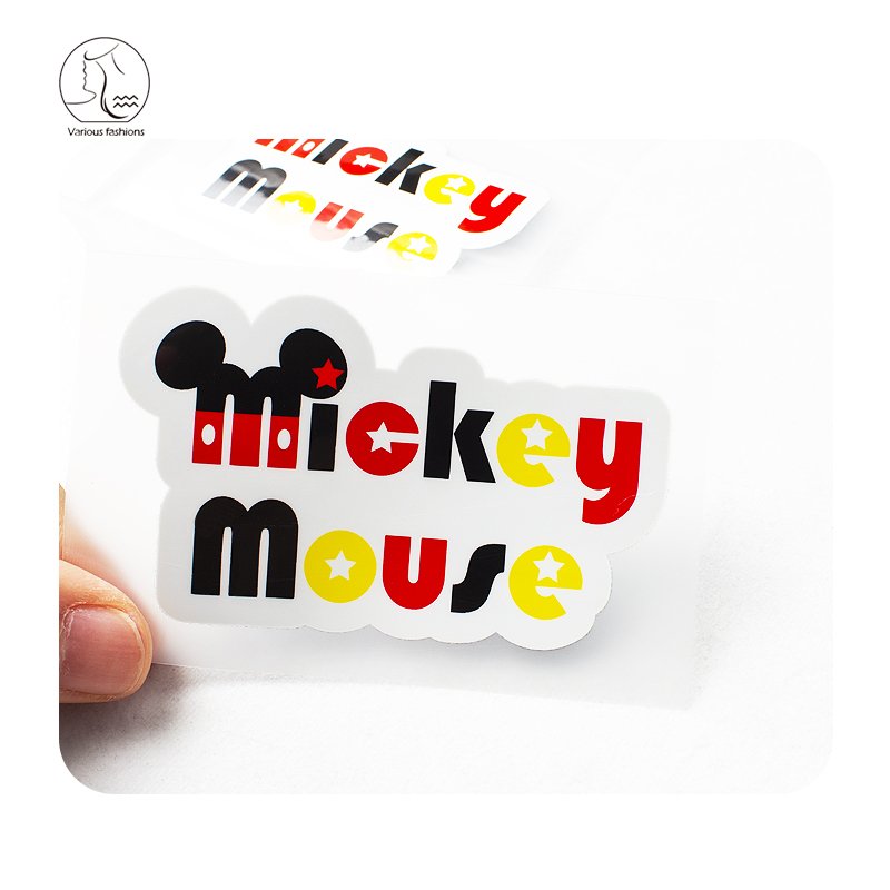 Yunshang 2021 Custom Reflective Logo Iron on Plastisol Heat Transfer Sticker Wholesale Reflective Heat Transfer Label for T-shir