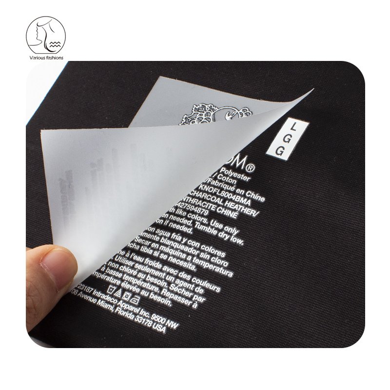 Yunshang 2021 Custom Reflective Logo Iron on Plastisol Heat Transfer Sticker Wholesale Reflective Heat Transfer Label for T-shir