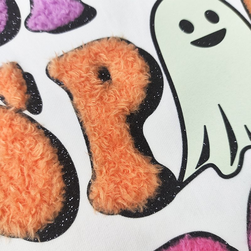 EYD Halloween Costume Embroidery Patches Iron On Logo Patches For Heat Transfer Customized T-Shirt Printing