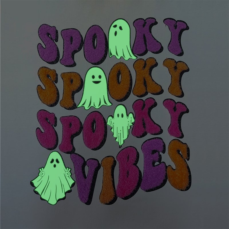 EYD Halloween Costume Embroidery Patches Iron On Logo Patches For Heat Transfer Customized T-Shirt Printing