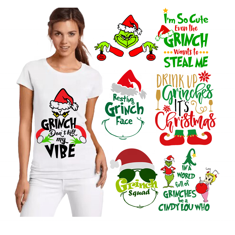 Wholesale Screen Iron On Printable Plastisol Designs Press Sticker Logo Transfer Printing For T-Shirts