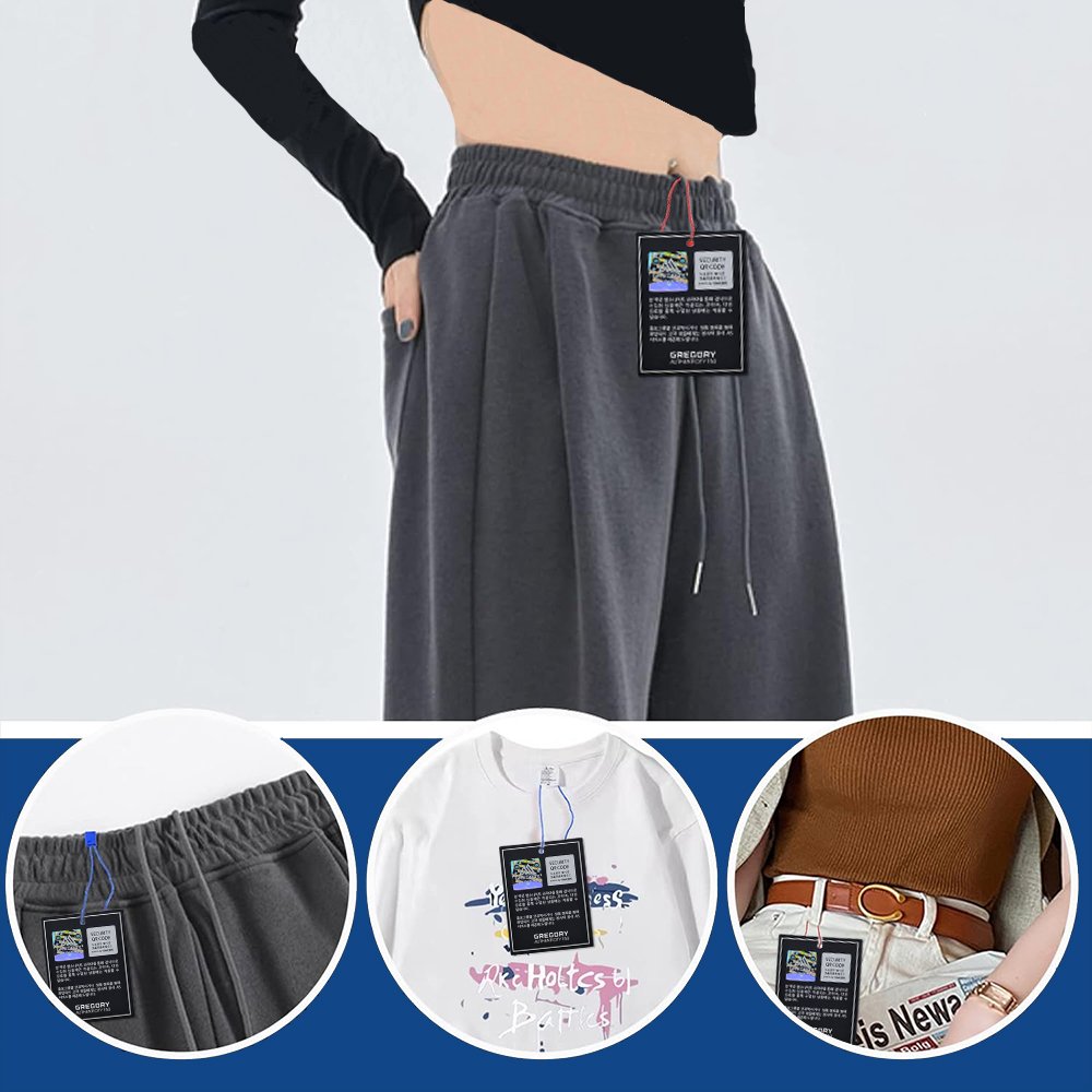 Custom Security Hang Tags for Backpack Bags Holographic Foil Transfer and Scratch Layer Printing Anti-Counterfeiting Measures