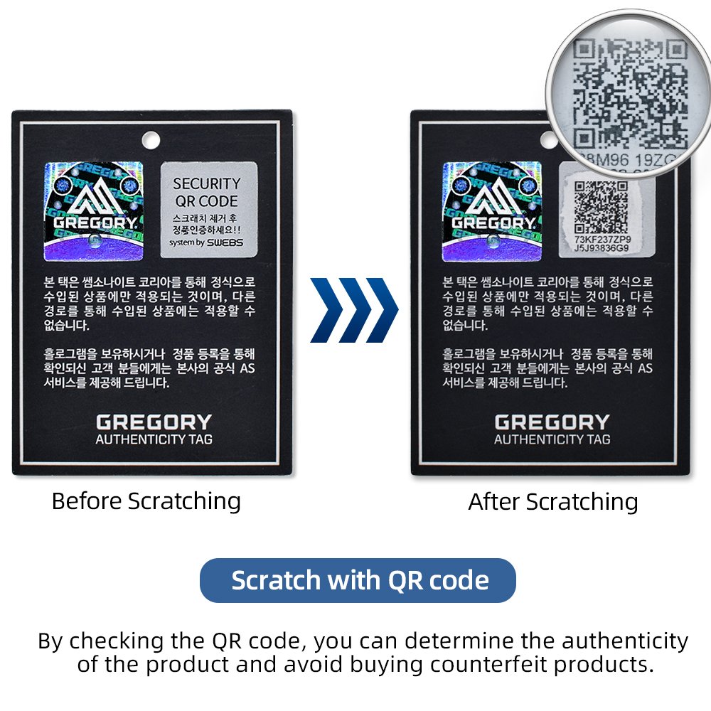 Custom Security Hang Tags for Backpack Bags Holographic Foil Transfer and Scratch Layer Printing Anti-Counterfeiting Measures