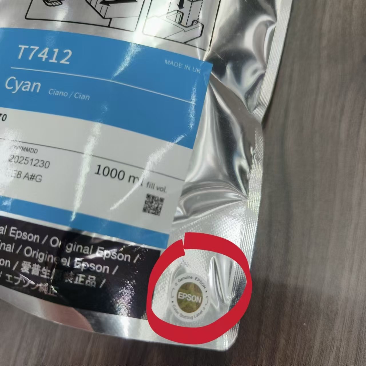 ink epson original for Epson F series sublimation printer