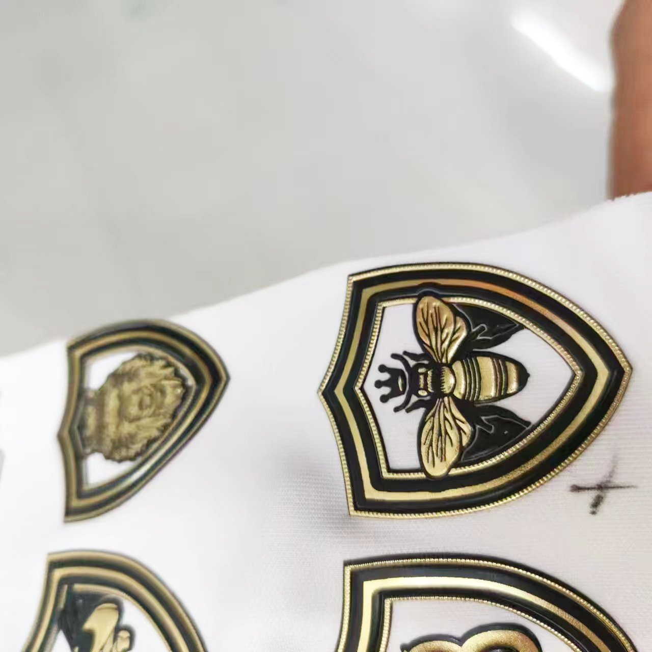 Factory price PVC high-frequency 3D embossed TPU heat transfer customize pattern printing sticker for T-shirts