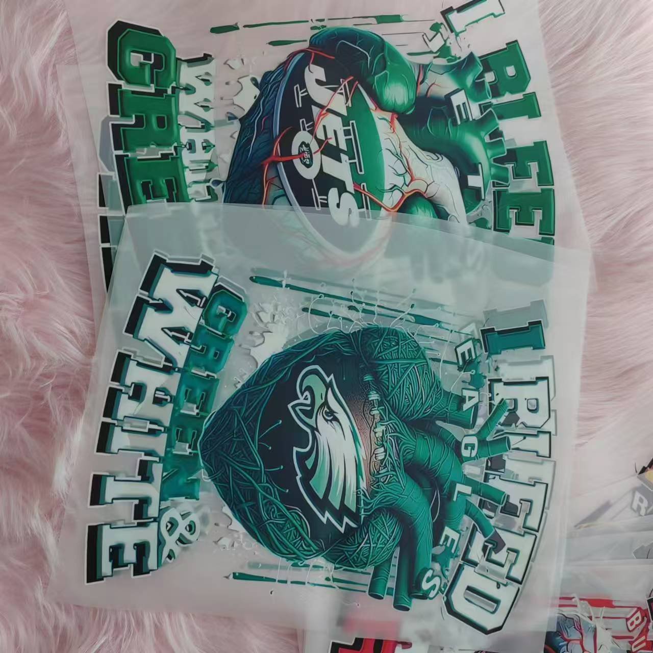 Factory Customized Labels Brand Dtf Sticker Washable Dtf Transfers Cartoon Various Sizes Garment Z7 Metal Heat Transfer Printing