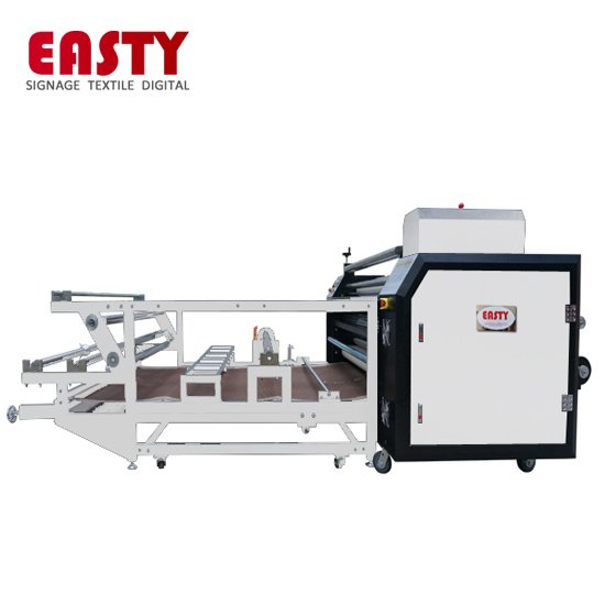 Easty Eurotec Tee Shirt Sportswear Large Rotary Calender Oil Heat Transfer Press Machine