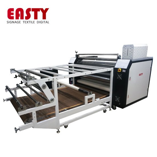Easty Eurotec Tee Shirt Sportswear Large Rotary Calender Oil Heat Transfer Press Machine