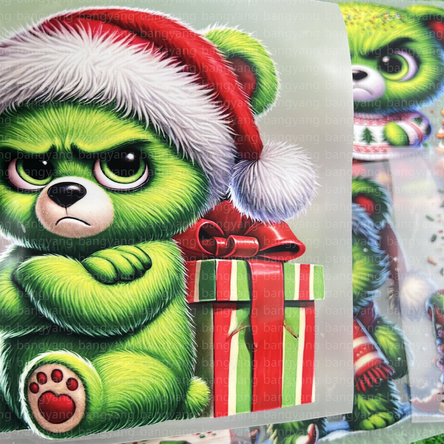 Good quality factory Christmas design print plastisol heat transfer dtf printing Screen Prints Heat Transfer