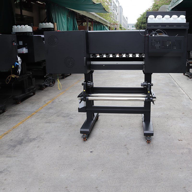 ENJET XLF 4 heads 600 dtf A1 pet film printer dtf pet roll heat transfer powder shaker t-shirt t shirt printing machine dtf pri