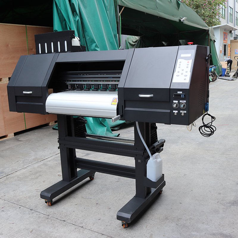 ENJET XLF 4 heads 600 dtf A1 pet film printer dtf pet roll heat transfer powder shaker t-shirt t shirt printing machine dtf pri