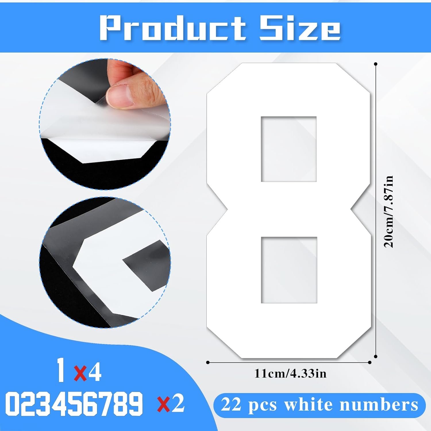 QingYi good washing resistance heat transfer iron on letters and numbers for jersey