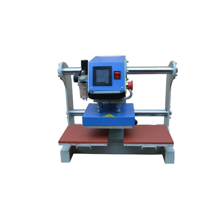 Doyan logo printing pneumatic double station logo printing heat press machine