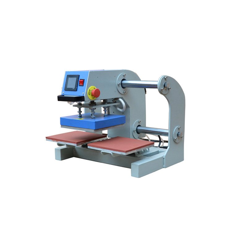 Doyan logo printing pneumatic double station logo printing heat press machine
