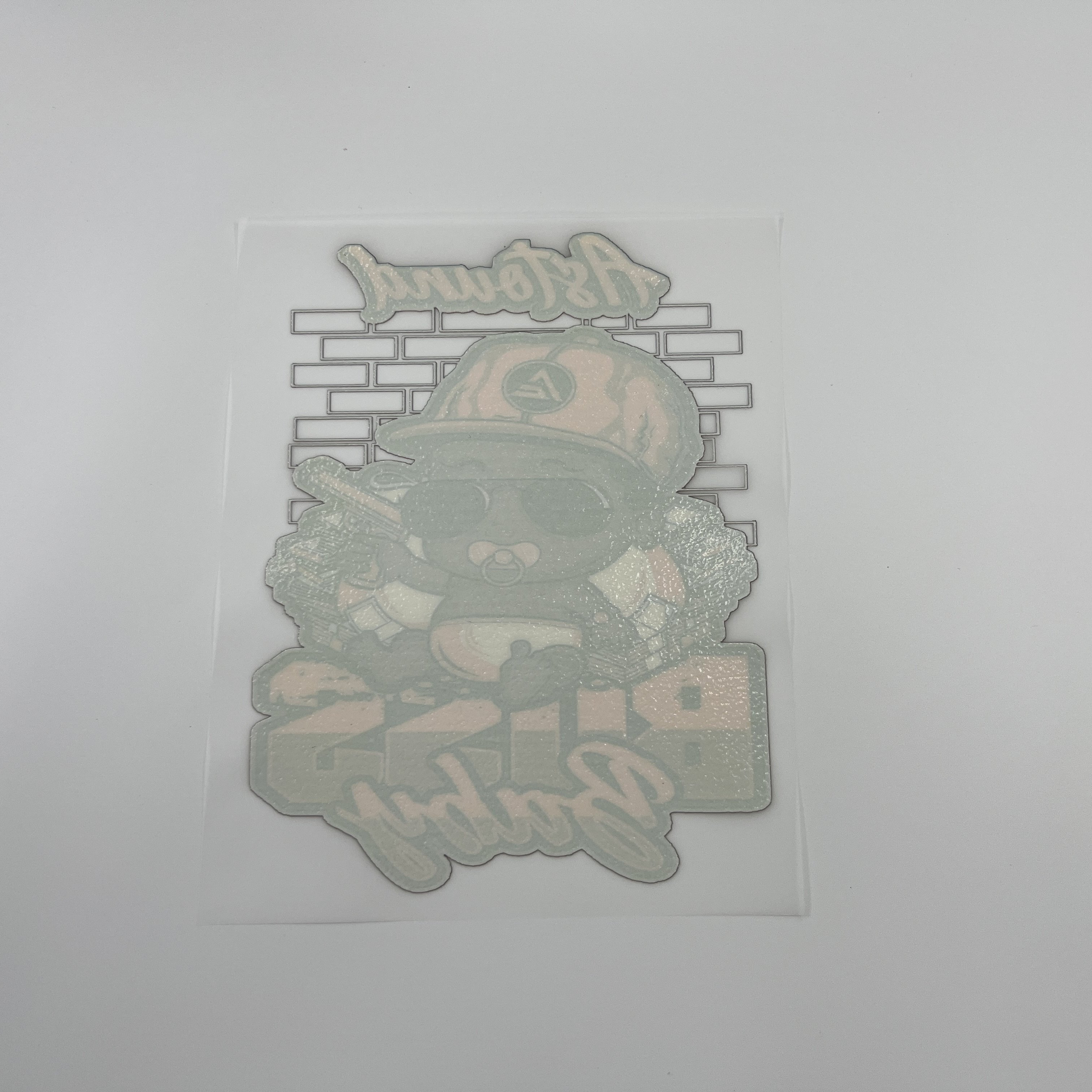 Factory wholesale custom dtf heat transfers cartoon stickers fashion designs iron on sticker heat transfer prints on garments