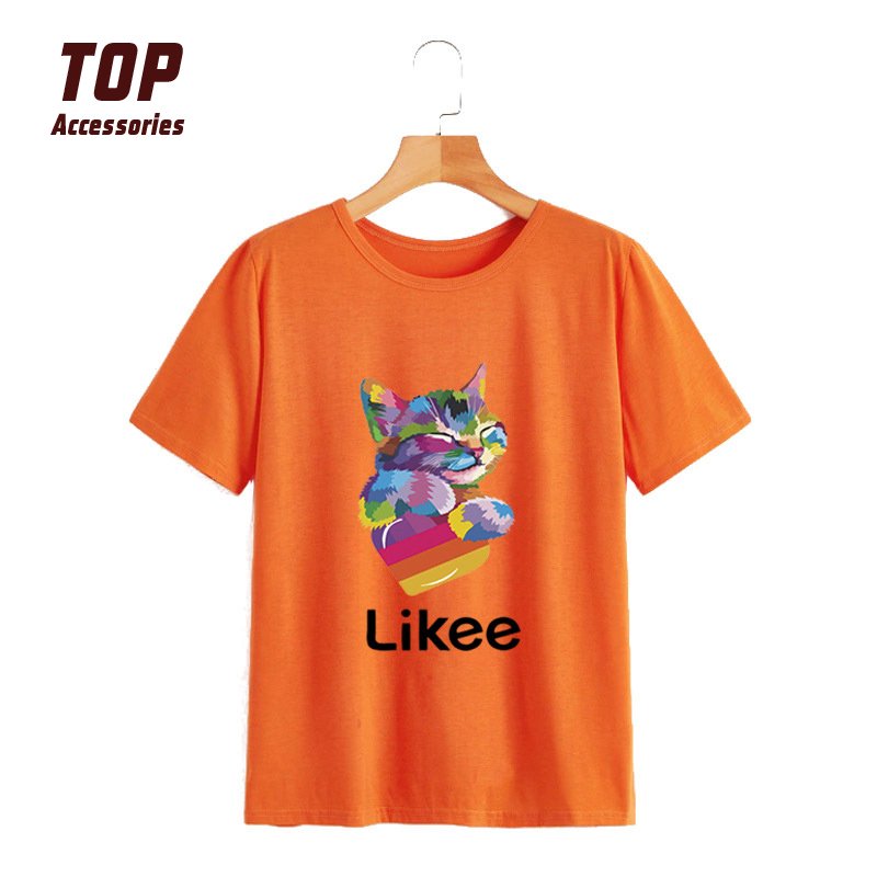Factory Custom DTF Heat Transfer Sticker Prints Cute Heat Printing Designs T-Shirts Cat Logo Heat Transfers Garments Labels