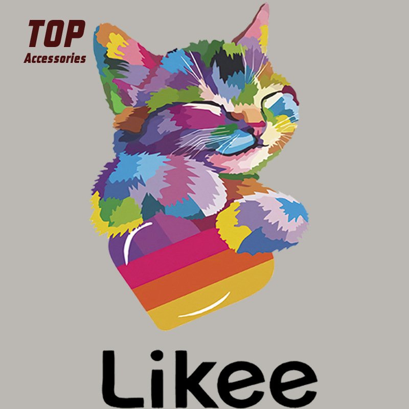 Factory Custom DTF Heat Transfer Sticker Prints Cute Heat Printing Designs T-Shirts Cat Logo Heat Transfers Garments Labels