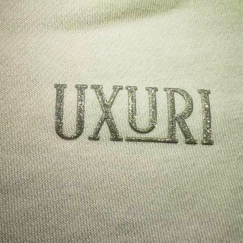 Heat Transfer Sticker Golden Bear PVC Embossed Leather 3M adhesive backing for Clothing Customize Your Pattern Brand 3D Washable