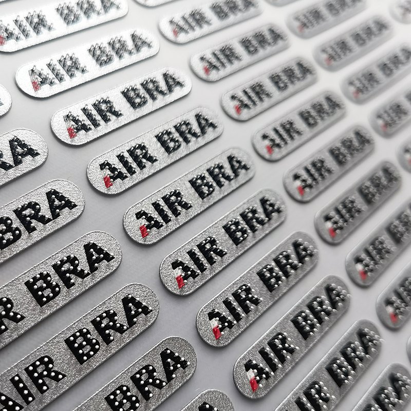 Best Price Silicone Garment Label Silicon Rubber Private Reusable Frownline Patches Product Tags For Leather 3d- Heat For Dress