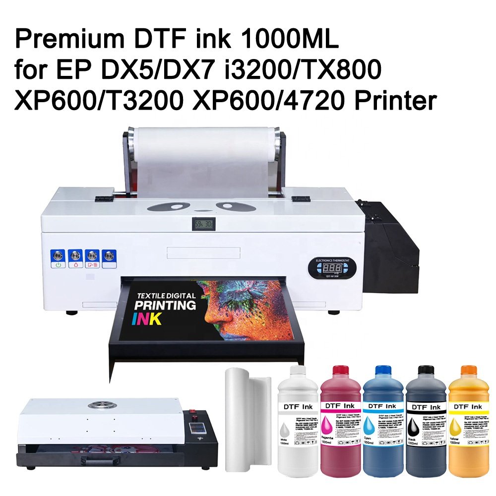 premium dtf ink refills for Epson 8550 I3200 xp600 dx5 dx7 4720 transfer film ink dtf ink for l1800 dx5/4720/i3200 DTF printer