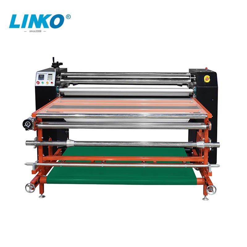 Lamborink Big discount 1.7*210 polyester rolls sublimation oil rotary heat transfer rolling machine