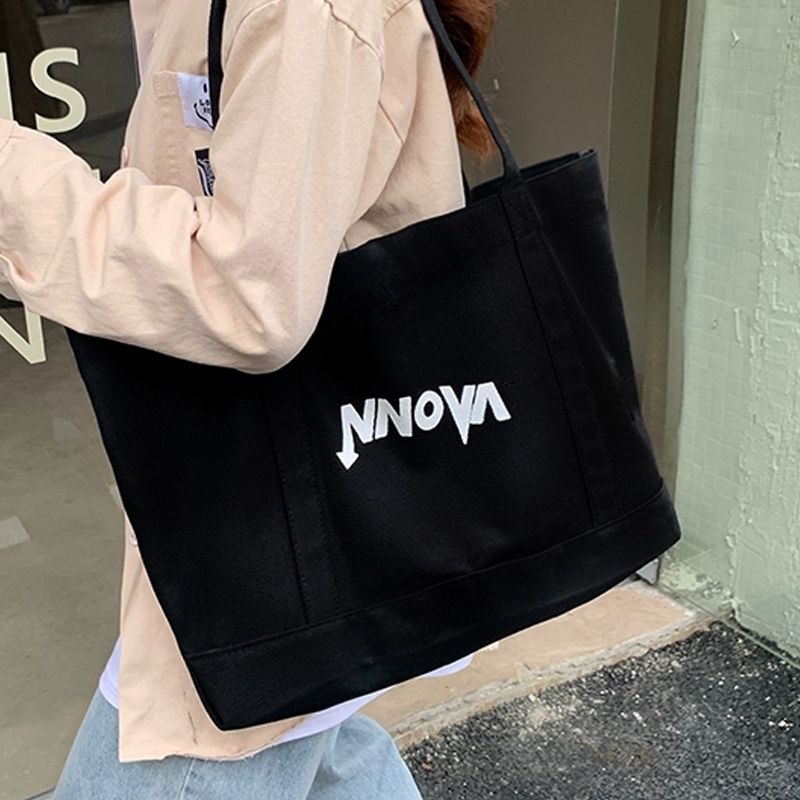 Wholesale cotton shopping canvas tote bag style size customized foldable canvas reusable shopping bag with custom printed logo