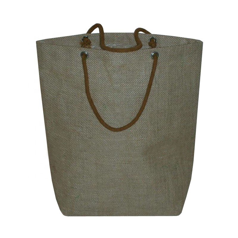 Good Quality Best Selling Accept Custom Size Logo Print Plain Shopping Burlap Jute Tote Bag For Embroidery DIY