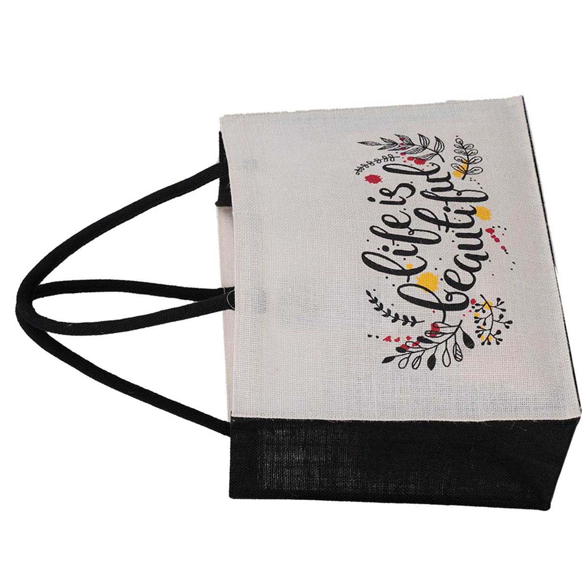 Jute beach bag shopping bag travel bag with nice looking design & affordable price and eco friendly made in West Bengal India