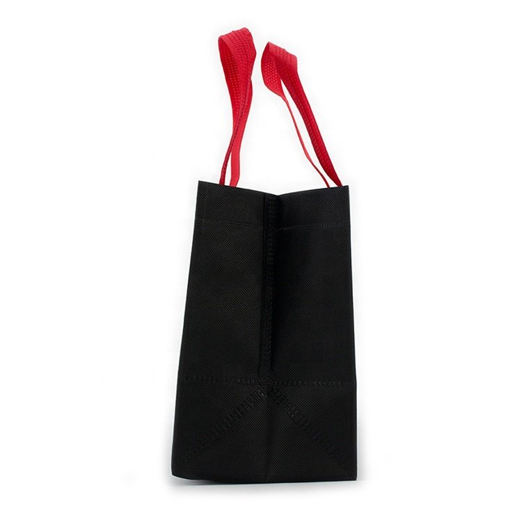 Cheap blank tote bags custom printed recyclable fabric non woven shopping bags with logo