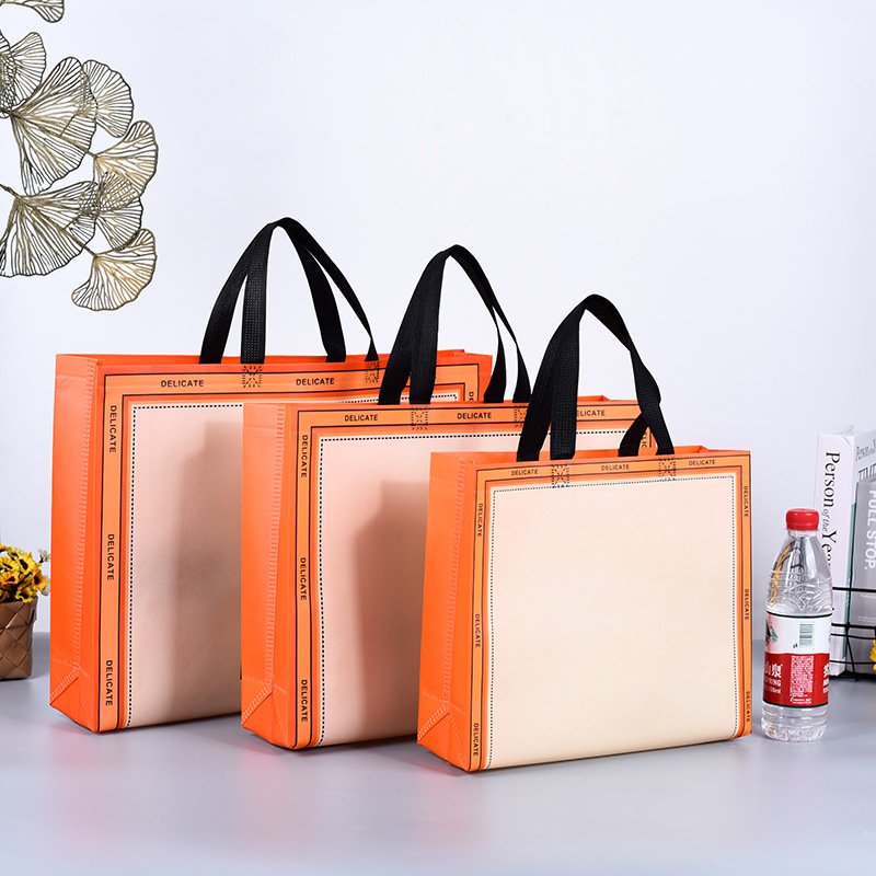 YC Wholesale Recycled Pet Bag Reusable Woven Bag Promotional PP Non Woven Shopping Bag Customize Design