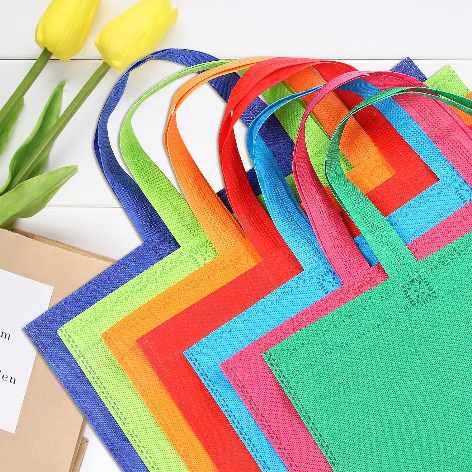 Custom reusable non woven grocery shopping bags promotional gift bags non woven shopping tote bags with custom printed logo
