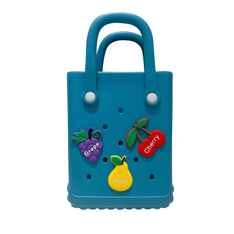 Hot sales Fashion Beach Waterproof Eva Silicone Summer Rubber Handbags Small Bag