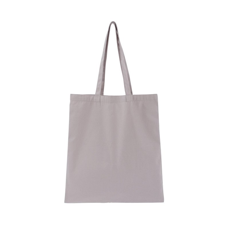Free hang tags 380X420MM high quality cotton 8oz custom screen printing fashion shopping bag custom canvas shoulder bags