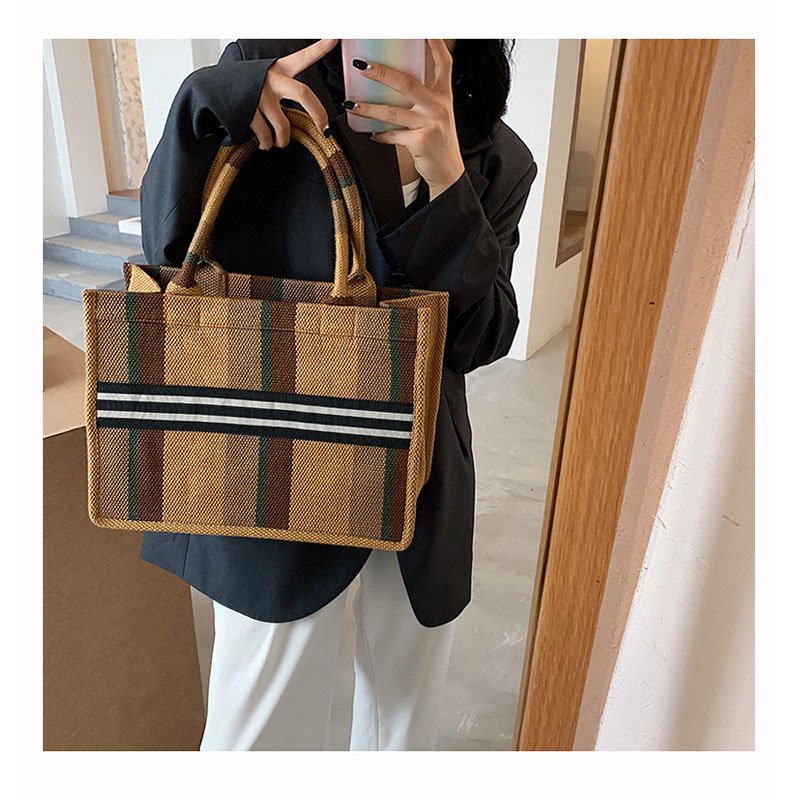 2022 New Item fashion large capacity shopping canvas tote bag for women Custom logo printing design casual handle tote bag