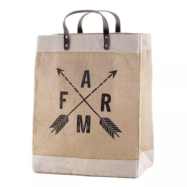 Wholesale New Jute Tote Bags with Leather Handles Custom Logo & Floral Decor PVC & Fabric Lining for Shopping & Gifts