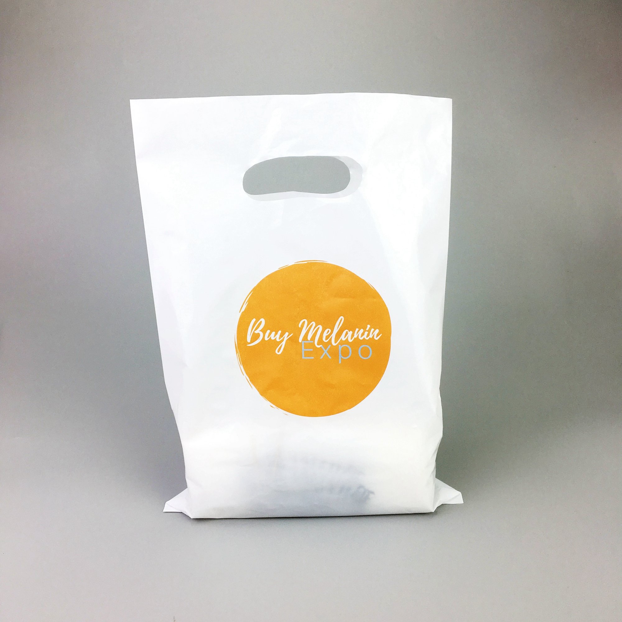 Mockup custom nylon bag Die Cut customized printed plastic bags for shopping bag