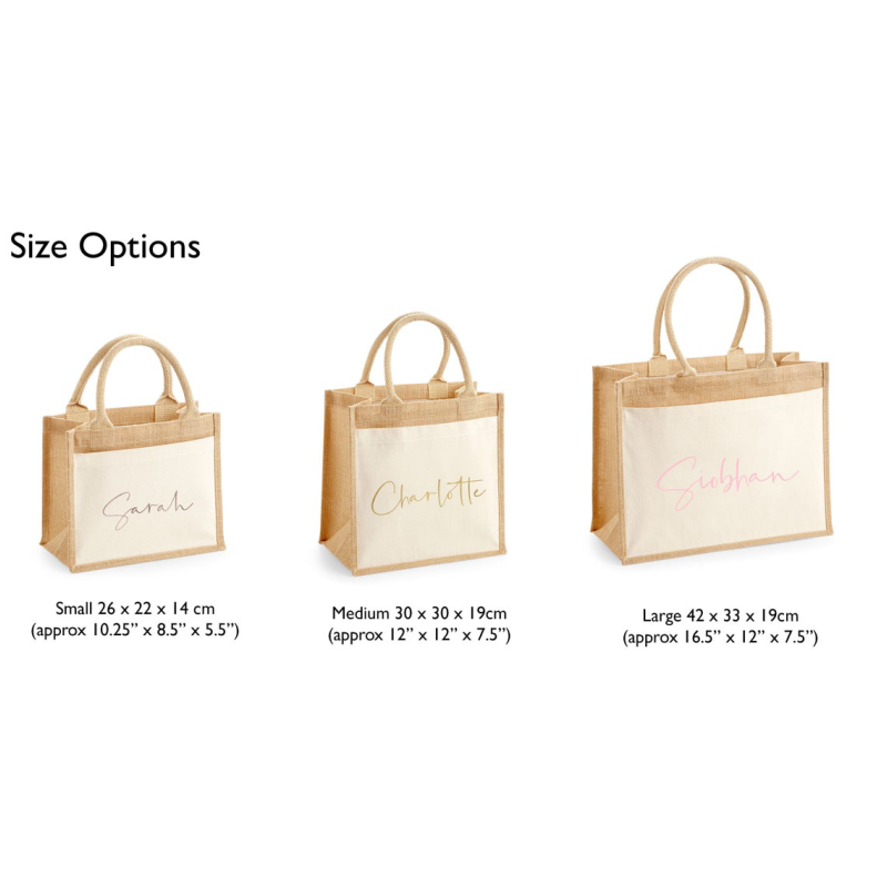 Custom Logo Printed Eco-Friendly Jute Bag Custom Coated Linen Shopping Bag Handbag Beach Bag