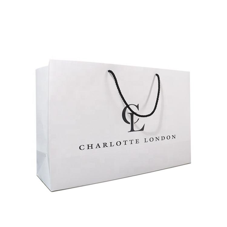 High Quality Custom Kraft Paper Shopping Bag for Clothing Gifts Catering Take-Out with Screen Printing Logos Paper Bag Genre