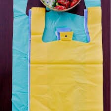 Customized Color Plastic T Shirt Bags for supermarket