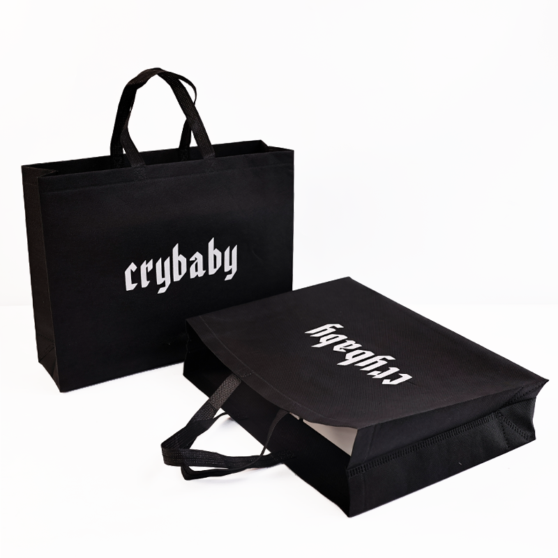 Wholesale cheap shopping bag tote bag with custom logo recyclable fabric reusable grocery non woven bag