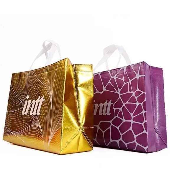 Wholesale cheap shopping bag tote bag with custom logo recyclable fabric reusable grocery non woven bag