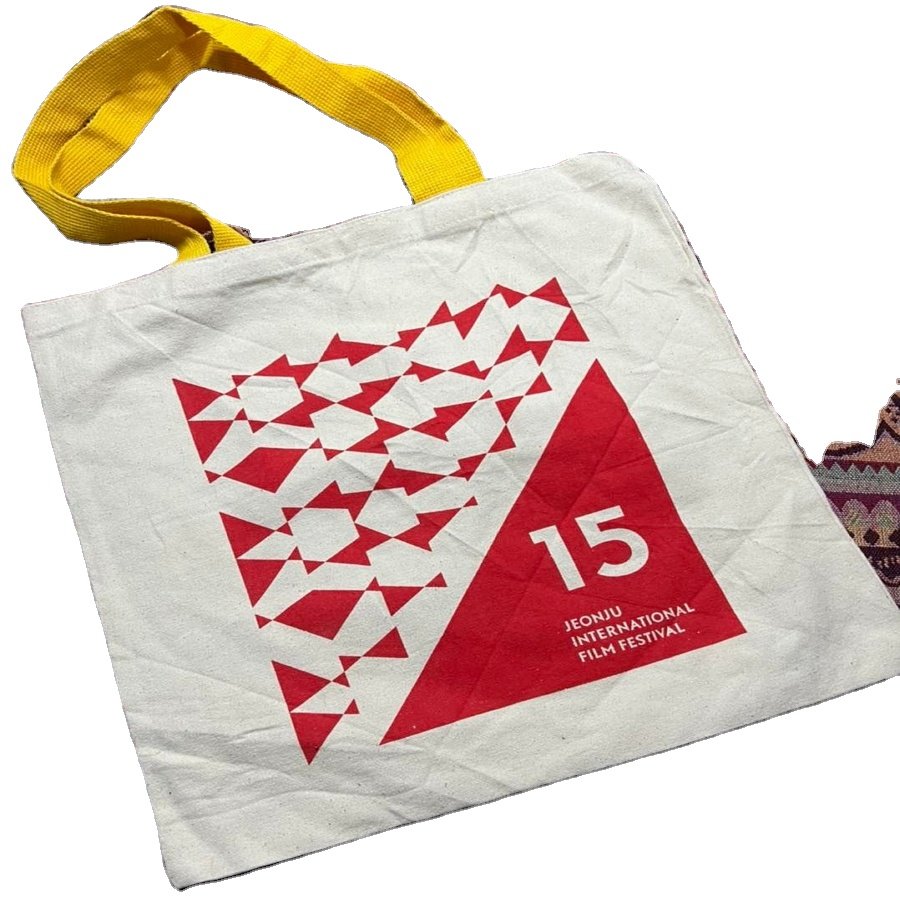 Custom Printed Natural Zipper Tote Bag Canvas Shopper with inside Zipper Pocket Promotional Item with Closed Top