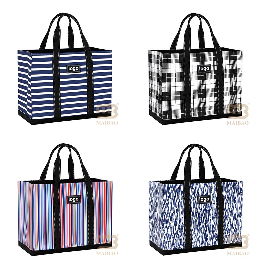 Wholesale Price Custom Printed Recycle Reusable PP Laminated Non Woven Tote Shopping Bags