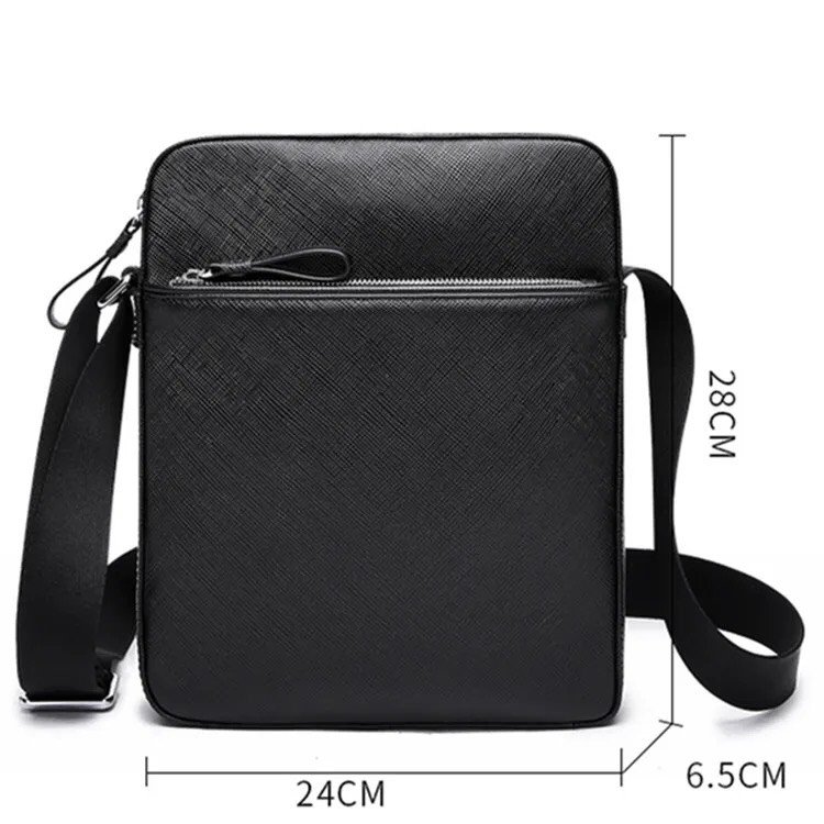 Best choice Men's crossbody leather bag Waterproof & Anti-Theft Feature Manufacture In Vietnam wholesale