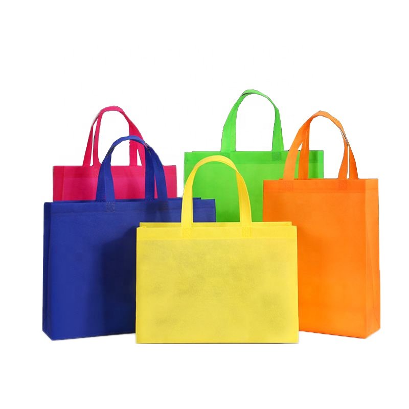 shopping bag recycled non-woven carry bag reusable supermarket,cross shoulder nonwoven shopping tote bags nonwoven dcut